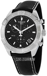 Tissot Pr 100 Czarny/Skóra Ø44 mm T101.617.16.051.00