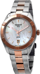 Tissot Pr 100 Biały/Stal w odcieniu złota Ø36 mm T101.910.22.111.00
