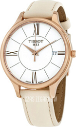 Tissot T-Lady Biały/Skóra Ø38 mm T103.210.36.018.00
