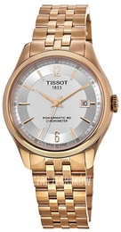 Tissot T-Classic Srebrny/Stal w kolorze różowego złota Ø41 mm T108.408.33.037.00