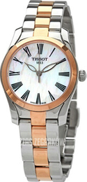 Tissot T-Wave Biały/Stal w kolorze różowego złota Ø30 mm T112.210.22.113.01