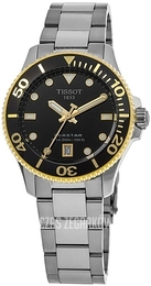 Tissot Seastar Czarny/Stal Ø36 mm T120.210.21.051.00