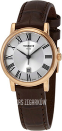 Tissot Carson Srebrny/Skóra Ø30 mm T122.210.36.033.00