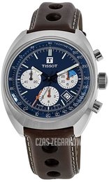 Tissot Heritage Niebieski/Skóra Ø43 mm T124.427.16.041.00