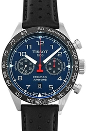 Tissot Prs 516 Niebieski/Skóra Ø45 mm T131.627.16.042.00