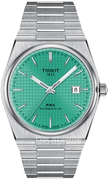 Tissot Prx Zielony/Stal Ø40 mm T137.407.11.091.01