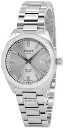 Tissot PRC 100 Solar Srebrny/Stal Ø39 mm T151.422.11.031.00