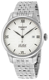 Tissot Le Locle Double Happiness Gent Srebrny/Stal Ø39.3 mm T41.1.833.50
