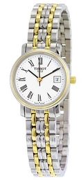 Tissot T-Classic Biały/Stal w odcieniu złota Ø24 mm T52.2.281.13