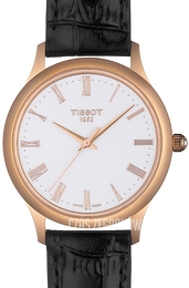 Tissot Excellence Biały/Skóra Ø31.8 mm T926.210.76.013.00