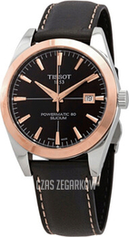 Tissot T-Gold Czarny/Skóra Ø40 mm T927.407.46.051.00