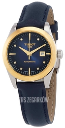 Tissot T-Gold Niebieski/Skóra Ø29 mm T930.007.46.046.00