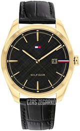 Tommy Hilfiger Theo Czarny/Skóra Ø42 mm 1710428