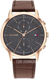 Tommy Hilfiger Szary/Skóra Ø44 mm 1710435