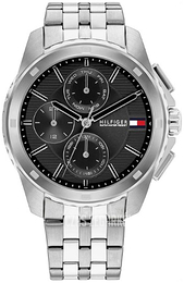 Tommy Hilfiger Walker Czarny/Stal Ø44 mm 1710620