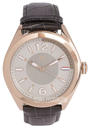 Tommy Hilfiger Maxi Szary/Skóra Ø43 mm 1781365