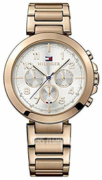 Tommy Hilfiger Cary Srebrny/Stal w kolorze różowego złota Ø40 mm 1781452