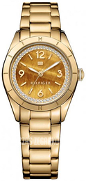 Tommy Hilfiger Hadley Brązowy/Stal w odcieniu złota Ø30 mm 1781552
