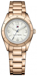 Tommy Hilfiger Hadley Biały/Stal w kolorze różowego złota Ø30 mm 1781553