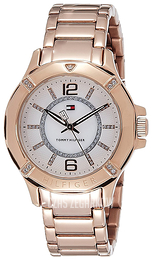 Tommy Hilfiger Liv Biały/Stal w kolorze różowego złota Ø38 mm 1781634