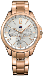 Tommy Hilfiger Srebrny/Stal w kolorze różowego złota Ø38 mm 1781824