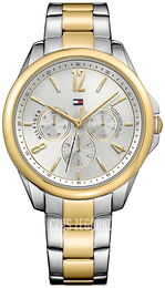 Tommy Hilfiger Srebrny/Stal w odcieniu złota Ø40 mm 1781825