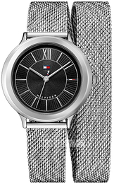 Tommy Hilfiger Czarny/Stal Ø36 mm 1781855