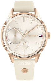 Tommy Hilfiger Srebrny/Skóra Ø38 mm 1782022