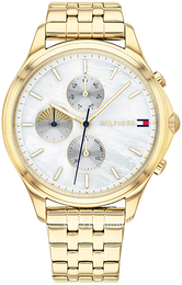 Tommy Hilfiger Biały/Stal w odcieniu złota Ø38 mm 1782121