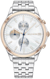 Tommy Hilfiger Biały/Stal Ø38 mm 1782122
