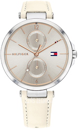 Tommy Hilfiger Srebrny/Skóra Ø37 mm 1782123