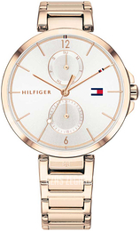 Tommy Hilfiger Biały/Stal w kolorze różowego złota Ø36 mm 1782124