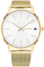 Tommy Hilfiger Biały/Stal w odcieniu złota Ø40.5 mm 1782245