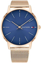 Tommy Hilfiger Alex Niebieski/Stal w kolorze różowego złota Ø41 mm 1782246