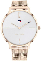 Tommy Hilfiger Liza Biały/Stal w kolorze różowego złota Ø40 mm 1782340