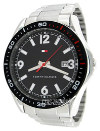 Tommy Hilfiger Czarny/Stal Ø44 mm 1790720