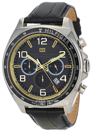 Tommy Hilfiger Colton Czarny/Skóra Ø46 mm 1790936