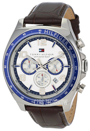Tommy Hilfiger Colton Srebrny/Skóra Ø46 mm 1790937