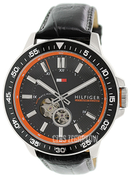 Tommy Hilfiger Brooks Czarny/Skóra Ø46 mm 1791055