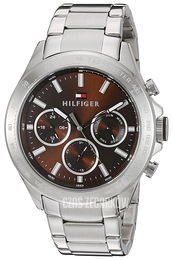 Tommy Hilfiger Hudson Brązowy/Stal Ø44 mm 1791229