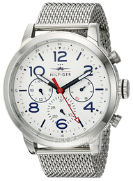 Tommy Hilfiger Jake Biały/Stal Ø46 mm 1791233