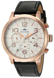 Tommy Hilfiger Jake Biały/Skóra Ø46 mm 1791236