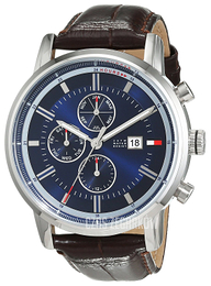 Tommy Hilfiger Harrison Niebieski/Skóra Ø44 mm 1791244