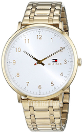 Tommy Hilfiger Dress Biały/Stal w odcieniu złota Ø40 mm 1791337
