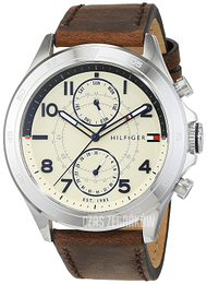 Tommy Hilfiger Sport Szampański/Skóra Ø46 mm 1791344