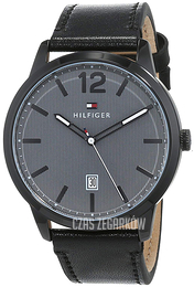 Tommy Hilfiger Dustin Szary/Skóra Ø44 mm 1791497