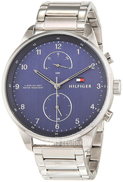 Tommy Hilfiger Chase Niebieski/Stal Ø44 mm 1791575