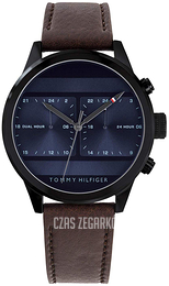 Tommy Hilfiger Niebieski/Skóra Ø44 mm 1791593