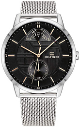 Tommy Hilfiger Czarny/Stal Ø42 mm 1791610