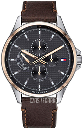 Tommy Hilfiger Szary/Skóra Ø44 mm 1791615